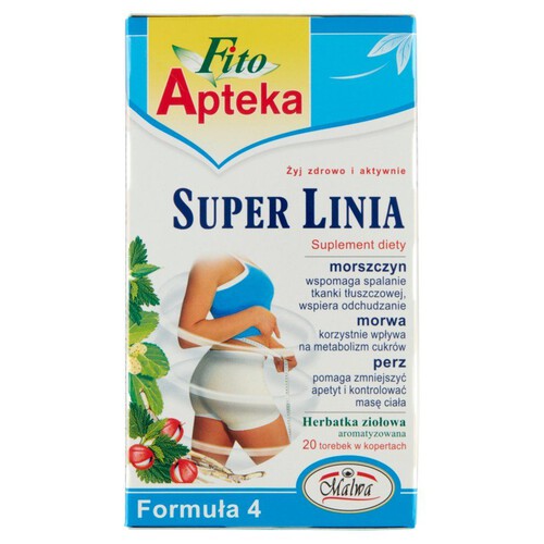 Super linia herbata ziołowa Fito Apteka 20 torebek