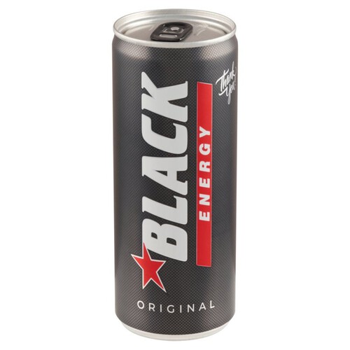 Napój energetyczny z dodatkiem witamin Black 250 ml