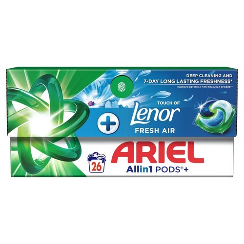 Kapsułki do prania Allin1 Lenor Fresh Air Ariel 26 kapsułek