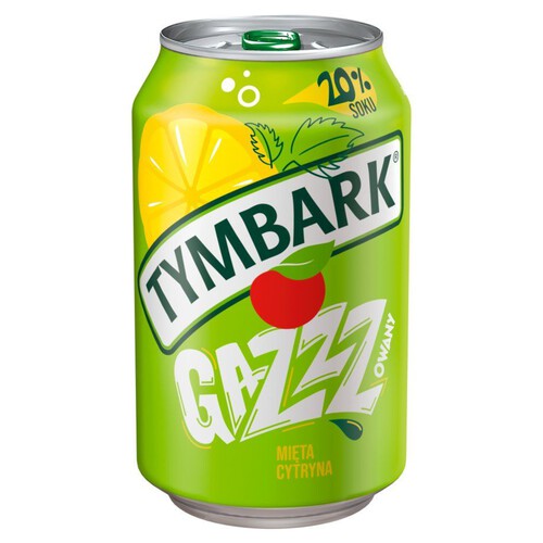 Napój jabłko cytryna mięta gazowany Tymbark 330 ml