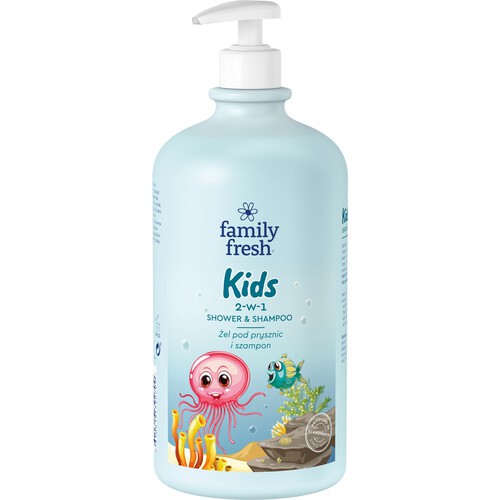 Żel pod prysznic i szampon 2w1 dla dzieci z wyciągiem z owsa SORAYA 1 l