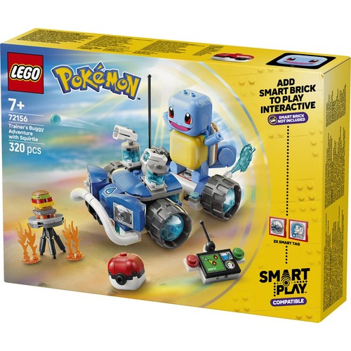 Pokémon SMART Play: Przygoda Trenera ze Squirtle i pojazdem terenowym 72156 LEGO 1 sztuka