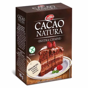 Kakao ekstra ciemne bezglutenowe Celiko 80 g