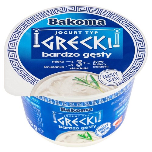 Jogurt naturalny typ grecki Bakoma 170 g