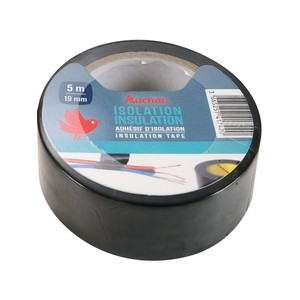 Taśma izolacyjna czarna 5 m x 19 mm Auchan 1 sztuka