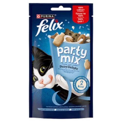 Felix przysmak dla kota o smakach mleka jogurtu sera cheddar Purina 60 g
