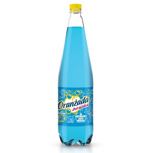 Napój gazowany oranżada niebieska Jurajska 1,25 l