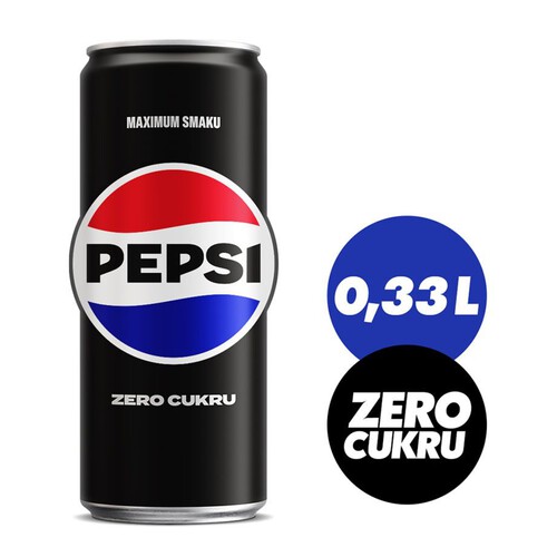 Napój gazowany   Pepsi-Cola zero cukru 330 ml