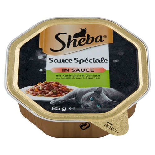 Karma mokra dla kotów królik z warzywami w sosie Sheba 85 g
