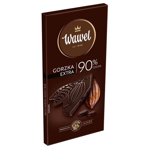 Czekolada extra gorzka 90% kakao Wawel 90 g