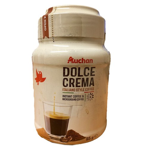 Kawa rozpuszczalna Italiano Barista Dolce Crema Auchan 85 g