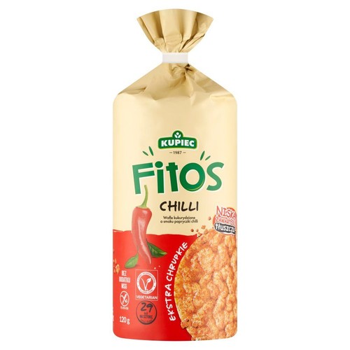 Wafle kukurydziane chilli bezglutenowe Kupiec 120 g