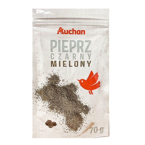 Pieprz czarny mielony Auchan 70 g 