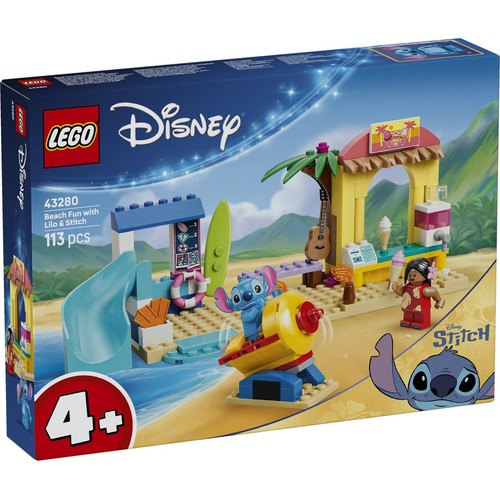 Disney Zabawa na plaży z Lilo i Stitchem 43280 LEGO 1 sztuka