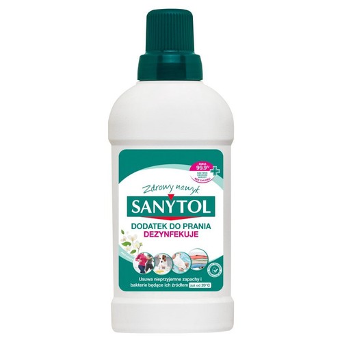 Białe Kwiaty dezynfekujący dodatek do prania Sanytol 500 ml