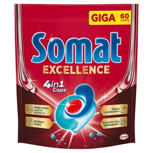 Kapsułki do zmywarki Excellence 4in1 Somat 60 kapsułek