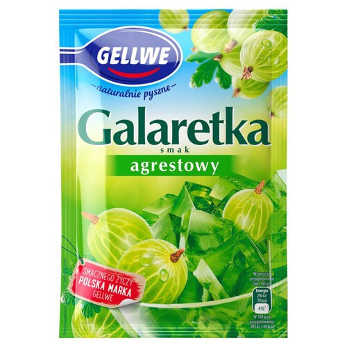 Galaretka o smaku agrestowym Gellwe 75 g