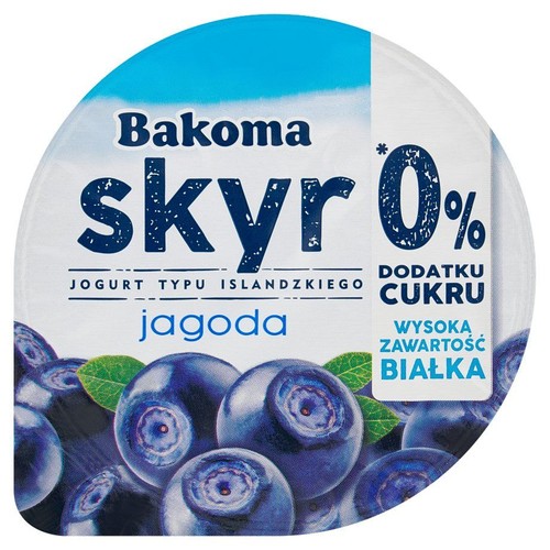 Skyr jogurt typu islandzkiego jagoda Bakoma 150 g