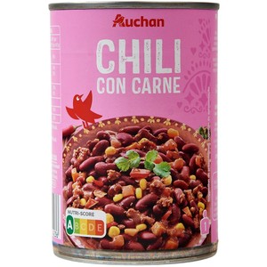 Chili con carne Auchan 400 g