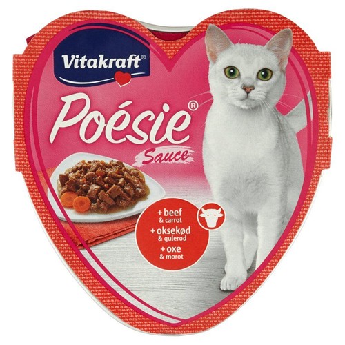 Karma mokra dla kotów wołowina z marchewką w sosie Vitakraft 85 g