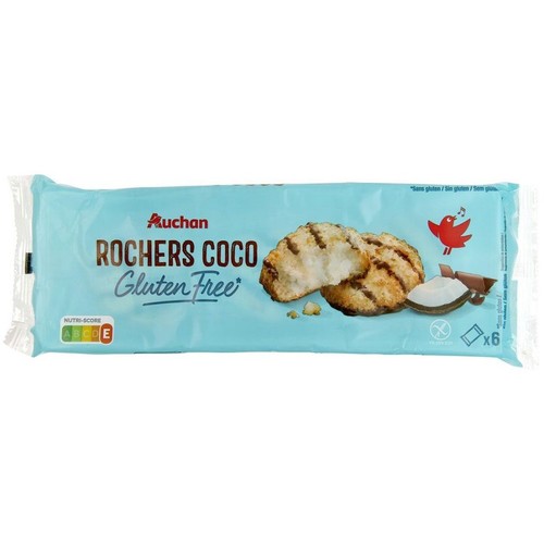 Ciastka kokosowe bezglutenowe Auchan 240 g