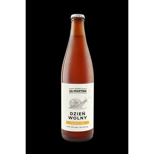 Piwo jasne pszeniczne Dzień Wolny alk. 4,7% obj. Browar za Miastem 500 ml