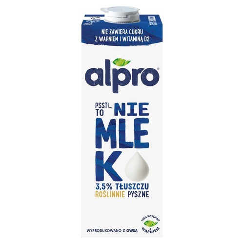 NIE MLEKO Napój owisany 3.5% Alpro 1 l