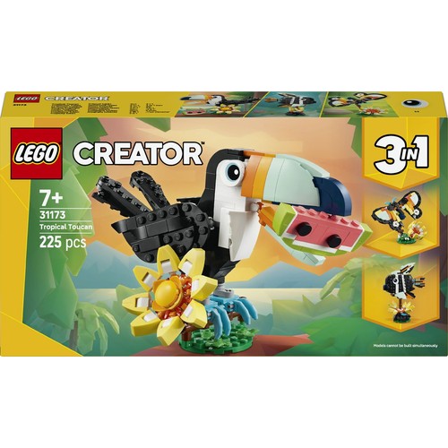 Creator 3 w 1 Dzikie zwierzęta: Tropikalny tukan 31173 LEGO 1 sztuka