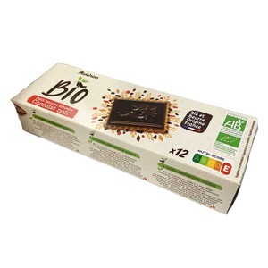 BIO Ekologiczne herbatniki maślane z czekoladą ciemną Auchan 150 g