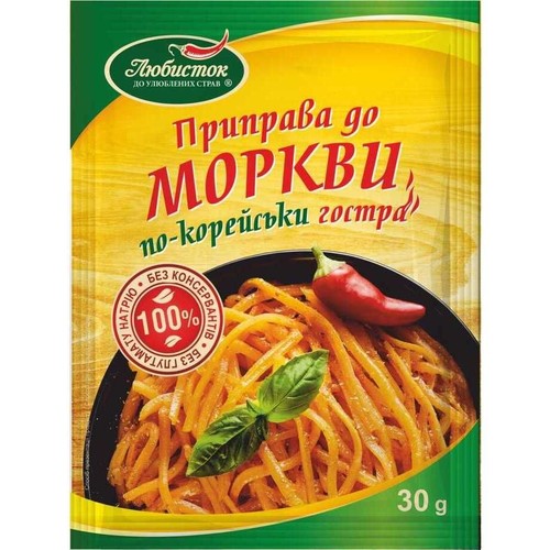 Przyprawa do marchwi po koreańsku ostra  Liubystok 30 g