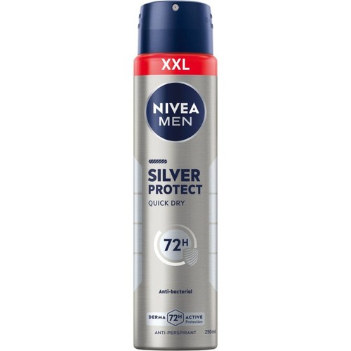Antyperspirant męski w sprayu Silver Protect NIVEA MEN 250 ml