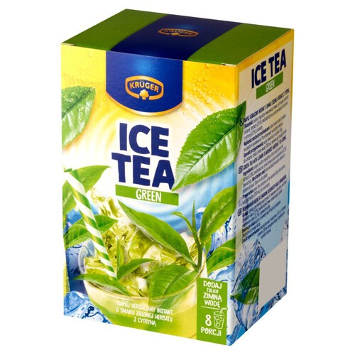 Ice Tea o smaku zielonej herbaty z cytryną Kruger 8 saszetek