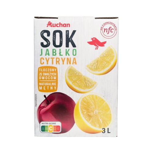 Sok NFC jabłko - cytryna Auchan 3 l