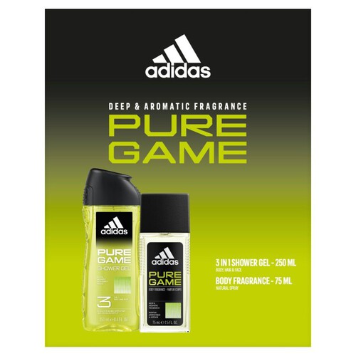 Zestaw Pure Game Żel pod prysznic + dezodorant Adidas zestaw