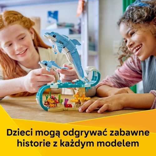 Zestaw konstrukcyjny Creator 3 w 1 Zwierzęta morskie: piękny delfin 31385 LEGO 1 sztuka
