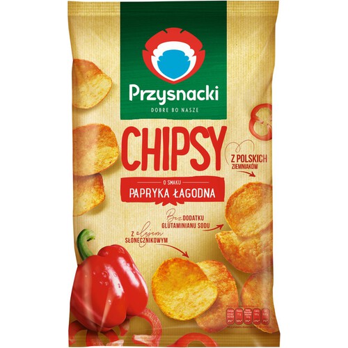 Chipsy ziemniaczane o smaku paprykowym Przysnacki 135 g