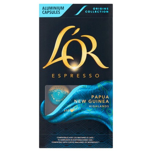 Kawa mielona Espresso Papua New Guinea  L'OR 10 kapsułek