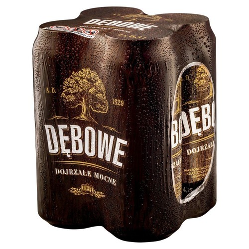 Piwo jasne Dojrzałe Mocne alk. 7,0% obj. Dębowe 4 x 500 ml