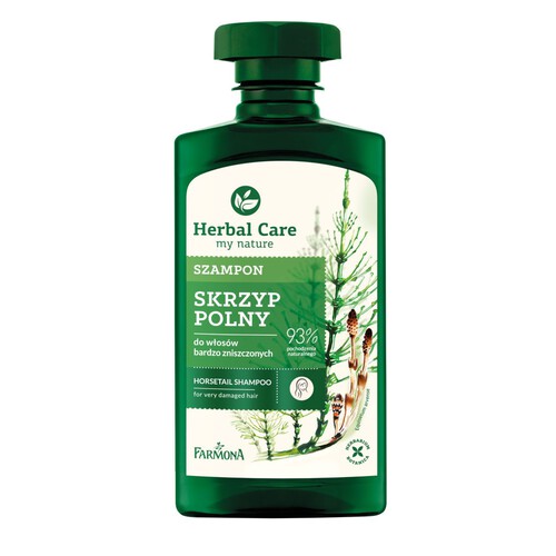 Szampon do włosów SKRZYP POLNY DO WŁOSÓW BARDZO ZNISZCZONYCH. 330 ml Herbal Care 330 ml