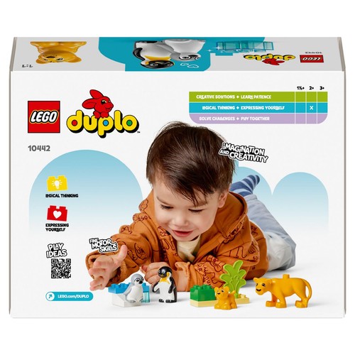 DUPLO® Rodziny dzikich zwierząt: pingwiny i lwy 10442 LEGO 1 sztuka