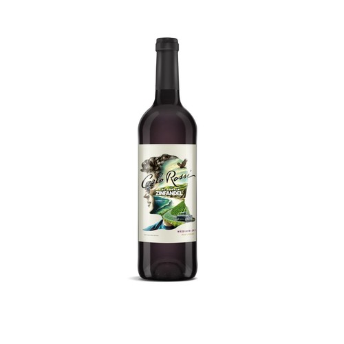 Wino czerwone półwytrawne Zinfandel alk. 13,5% obj. Carlo Rossi 750 ml
