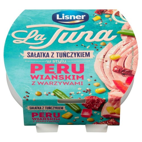 Sałatka z tuńczykiem w stylu peruwiańskim z warzywami Lisner 160 g