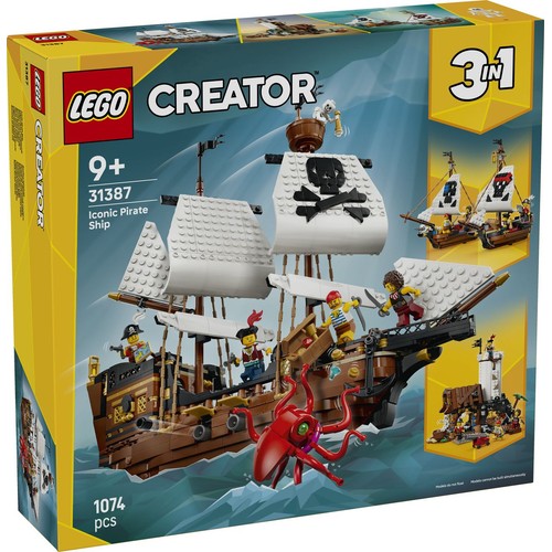 Creator 3 w 1 Legendarny statek piracki 31387 LEGO 1 sztuka