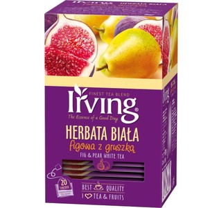 Herbata biała figowa z gruszką Irving 20 torebek