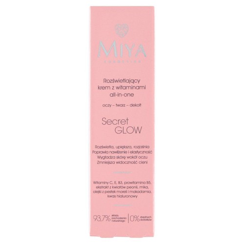 Rozświetlający krem z witaminami Miya 30 ml