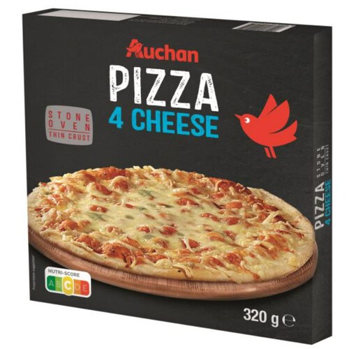 Pizza 4 sery Auchan 320 g