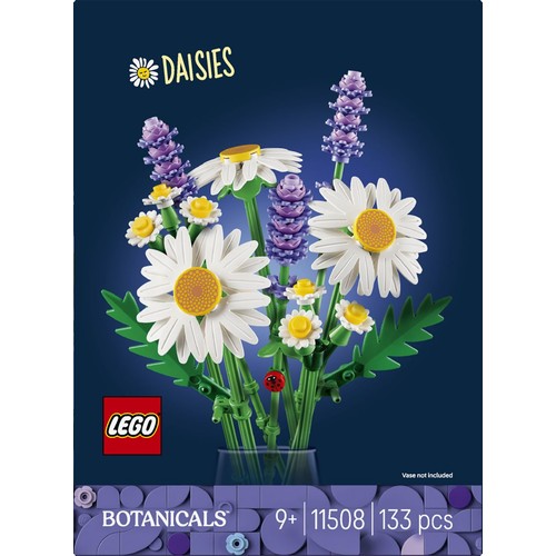 Botanicals Stokrotki, kwiatowa dekoracja dla dzieci 11508 LEGO  1 sztuka