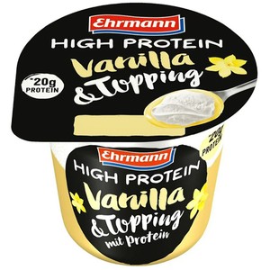 High Protein Deser mleczny waniliowy z dużą zawartością protein Ehrmann 200 g