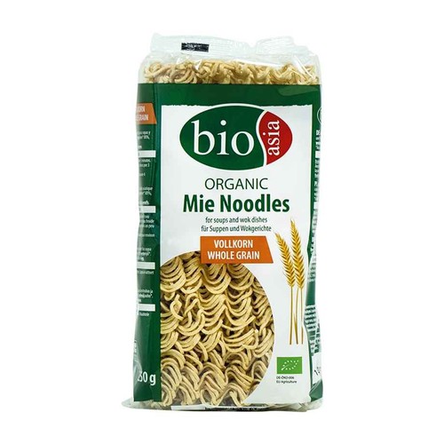 BIO Makaron mie pełnoziarnisty BioAsia 250 g