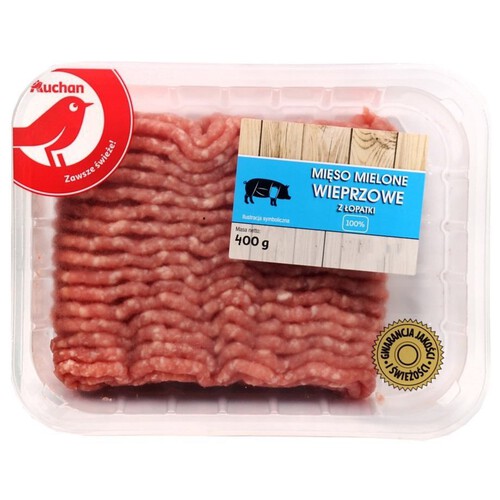 Mięso mielone z łopatki   Auchan 400 g